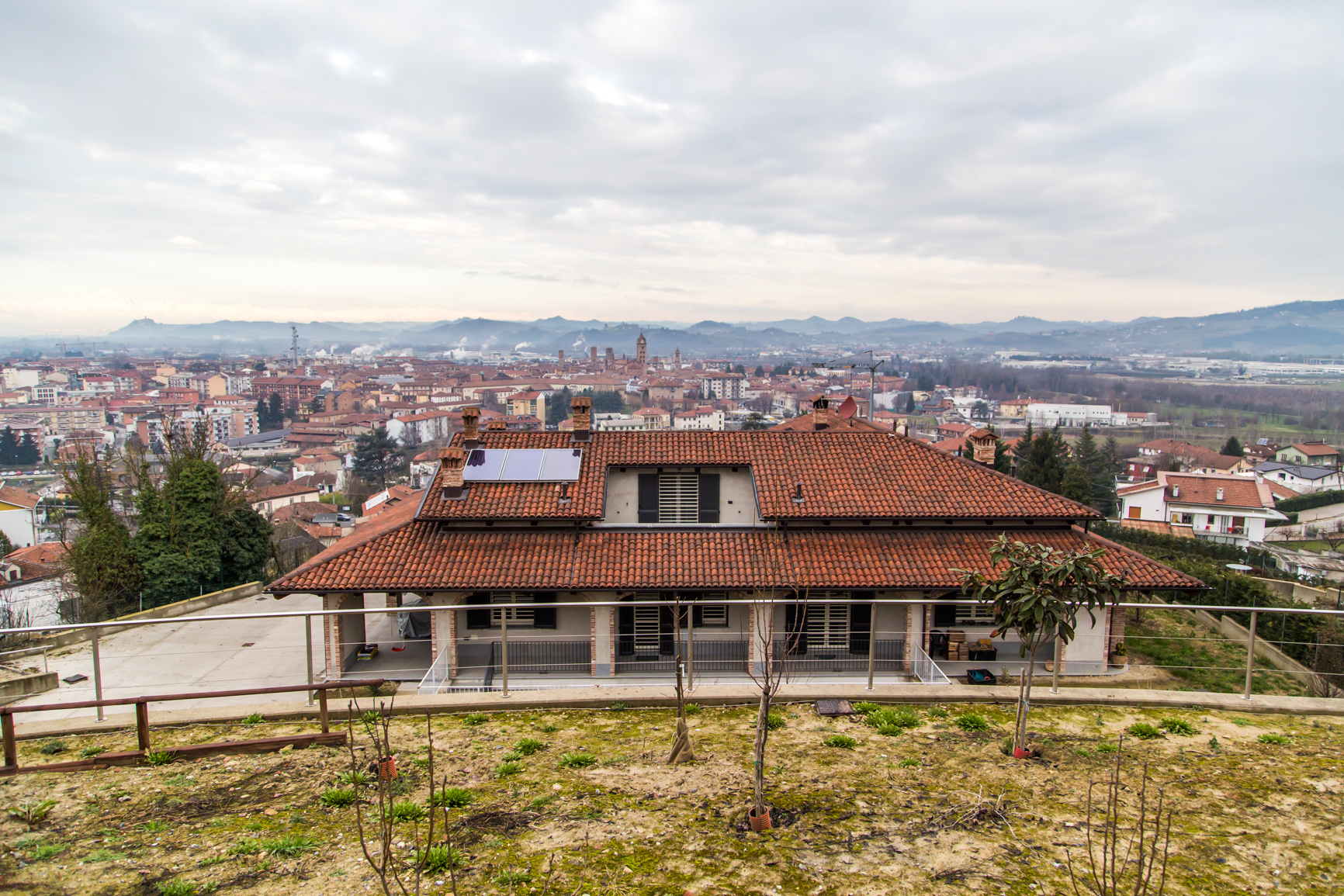 Panorama di Alba, provincia di Cuneo